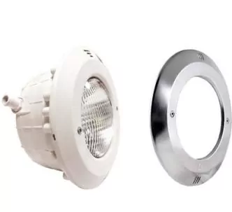 Atecpool Halogen light 12 V with niche S.S faceplate for concrete pools, ABS