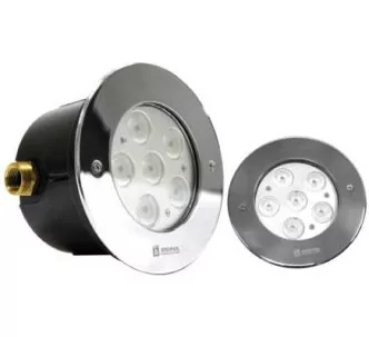 Atecpool Vitrage 6 underwater symmetrical LED light for swimming pool, single blue, AISI 316