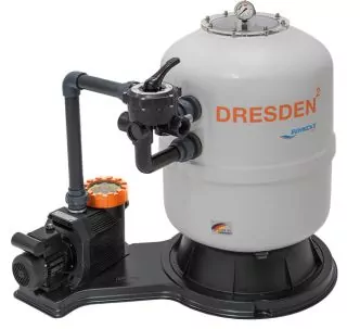 Behncke Dresden Manual Filter System for swimming pools, Ø 750 25m3/h