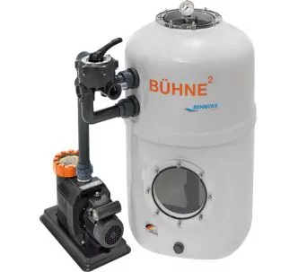 Behncke Buhne filter system with rod valve for swimming pools, Ø500 10m3/h