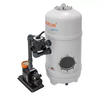 Behncke Berlin manual filter system for swimming pools, Ø 750 25m3/h