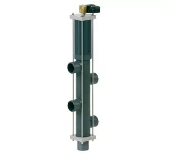 Behncke 5-way PVC-U Backwash Rod Valve, 140 mm, DN50/Ø63mm