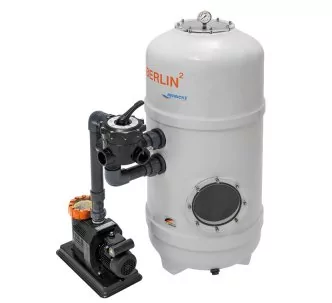 Behncke Berlin manual filter system for swimming pools, Ø 600 14m3/h