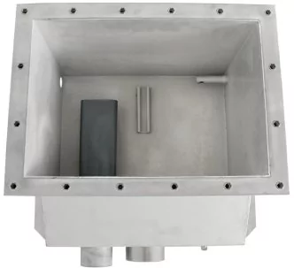 Behncke surface skimmer type B 300 for swimming pool, 12-20 m3/h, AISI 316