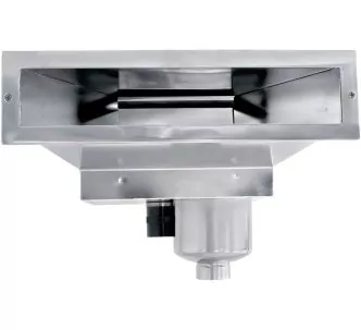 Behncke Slim surface skimmer type B 500 with deep strainer basket for swimming pool, 8-15 m3/h, AISI 316