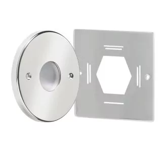 Behncke Eva Q2 10 W swimming pool LED light with cube line cover, daylight white