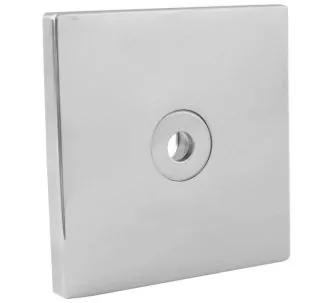 Behncke Cube line Inlet nozzle for liner pools with M 45 x 1.5″ thread, ball 1 x 7.9 mm, with flange