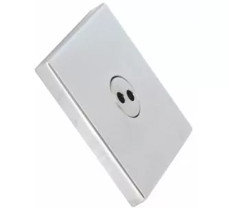 Behncke Cube line Inlet nozzle for liner pools with M 45 x 1.5″ thread, ball 2 x 7.9 mm, with flange