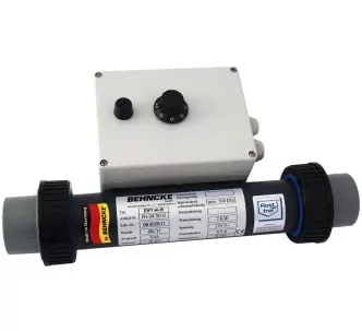Behncke EWT 60-30 electric heater with control and safety thermostat for swimming pool, 2 kW