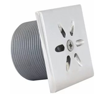 Behncke Cover floor inlet nozzle angular screwable 100 mm