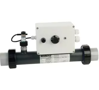Behncke EWT 60-35 electric heater with safety thermostat and flow switch for swimming pool, 3 kW