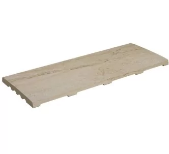 Rosa Gres Mythos Dune 245 CM compact porcelain stoneware overflow grating for swimming pool. 62,6 x 24,5x 2,2 cm, anti-slip