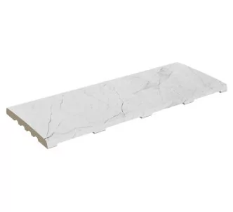 Rosa Gres Mythos Antique 245 CM compact porcelain stoneware overflow grating for swimming pool. 62,6 x 24,5x 2,2 cm, anti-slip