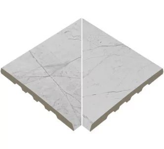 Rosa Gres Mythos Antique 245 EF porcelain overflow grill edge for swimming pool 26,6 x 26,6 x 2,2 cm, anti-slip