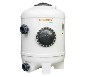 Behncke Munchen high layer swimming pool filter tank with bottom nozzle, Ø800 mm, 15 m3/h