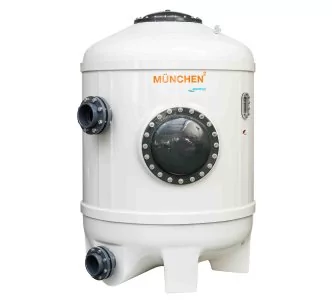 Behncke Munchen high layer swimming pool filter tank with bottom nozzle, Ø1000 mm, 24 m3/h