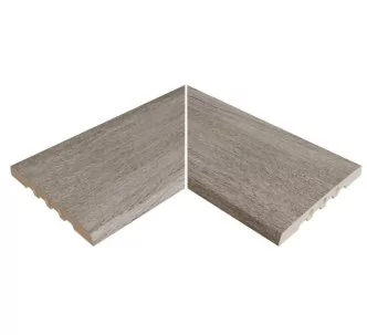 Rosa Gres Alma Mist EIN porcelain stoneware corner for infinity pool, 62,6 x 62,6 x 2,2 cm, anti-slip