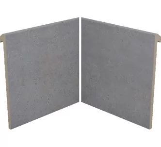 Rosa Gres Iconic Dark IJ6 porcelain inner corner swimming pool edge Slim system 31 x 31 x 31 cm