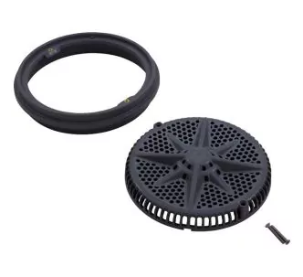 Pentair 8” StarGuard Cover with Short Ring, single, Dark Gray