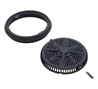 Pentair 8” StarGuard Cover with Short Ring, single, Dark Gray