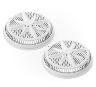 Pentair 8” StarGuard Cover with Short Ring, Pack of 2, White