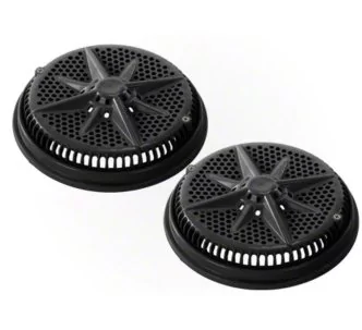 Pentair 8” StarGuard Cover with Short Ring, Pack of 2, Black