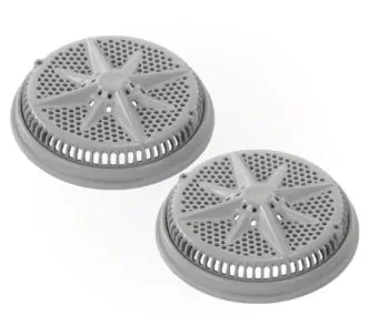 Pentair 8” StarGuard Cover with Short Ring, Pack of 2, Gray