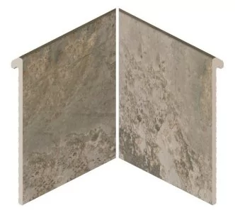 Rosa Gres Pietro Grey IJ6 porcelain inner corner swimming pool edge Slim system 31 x 31 x 31 cm