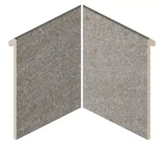 Rosa Gres Serena Nero IJ6 porcelain inner corner swimming pool edge Slim system 31 x 31 x 31 cm