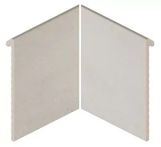 Rosa Gres Mistery White IJ6 porcelain inner corner swimming pool edge Slim system 31 x 31 x 31 cm