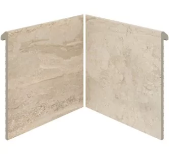 Rosa Gres Mythos Dune IJ6 porcelain inner corner swimming pool edge Slim system 31 x 31 x 31 cm