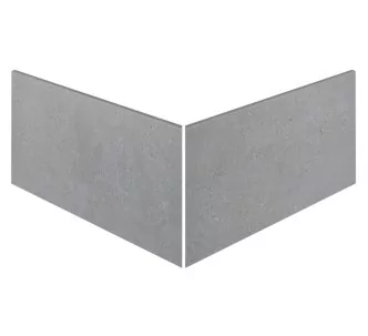 Rosa Gres Iconic Grey EJ6 porcelain outer corner swimming pool slim edge tile 62.6 x 62.6 x 31 cm