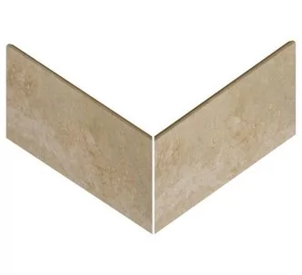 Rosa Gres Pietro Golden EJ6 porcelain outer corner swimming pool slim edge tile 62.6 x 62.6 x 31 cm