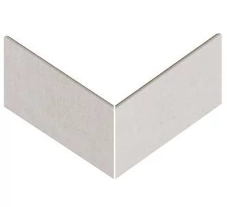 Rosa Gres Serena Bianco EJ6 porcelain outer corner swimming pool slim edge tile 62.6 x 62.6 x 31 cm