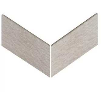 Rosa Gres Serena Griggio EJ6 porcelain outer corner swimming pool slim edge tile 62.6 x 62.6 x 31 cm