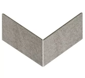 Rosa Gres Serena Nero EJ6 porcelain outer corner swimming pool slim edge tile 62.6 x 62.6 x 31 cm