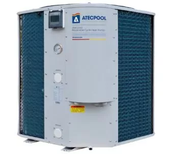 Atecpool reversible cycle swimming pool heat pump, 35 kW, 415V