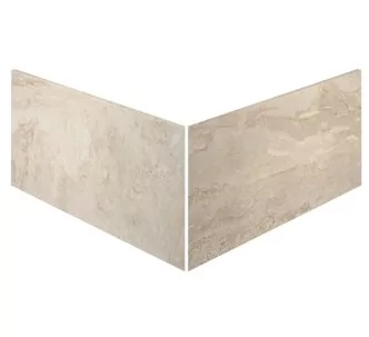 Rosa Gres Mythos Dune EJ6 porcelain outer corner swimming pool slim edge tile 62.6 x 62.6 x 31 cm