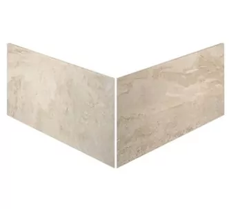 Rosa Gres Mythos Dune EJ6 porcelain outer corner swimming pool slim edge tile 62.6 x 62.6 x 31 cm