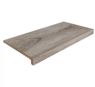 Rosa Gres Alma Mist L62 porcelain stoneware edge for swimming pool,  62,6 x 31,7 x 3,8 cm, anti-slip