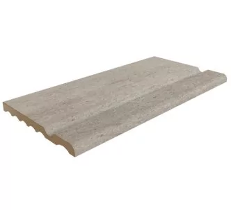 Rosa Gres Mistery Grey 647 porcelain stoneware edge for swimming pool, 62,6 x 31 x 2,6 cm, anti-slip