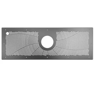 Behncke Wide X1 turbine cover for foil basin with cut-out piezo button