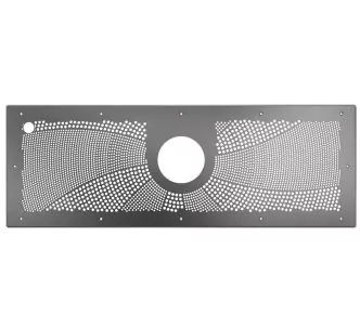 Behncke Wide X1 turbine cover for foil basin with cut-out piezo button