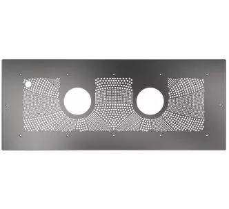 Behncke Wide X2 turbine cover for concrete pool with cut-out piezo button