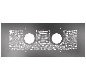Behncke Wide X2 turbine cover for pre fabricated pool with cut-out piezo button