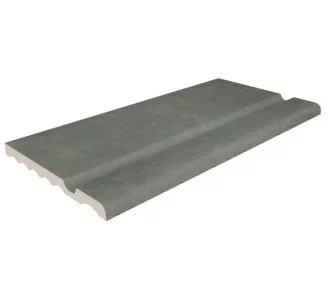 Rosa Gres Tresor Bali 647 porcelain stoneware edge for swimming pool, 62,6 x 31 x 2,6 cm, anti-slip