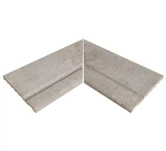Rosa Gres Mistery Grey 664 porcelain stoneware edge for swimming pool, 62,6 x 62,6 x 2,6 cm, anti-slip