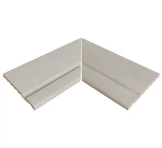 Rosa Gres Mistery White 664 porcelain stoneware edge for swimming pool, 62,6 x 62,6 x 2,6 cm, anti-slip