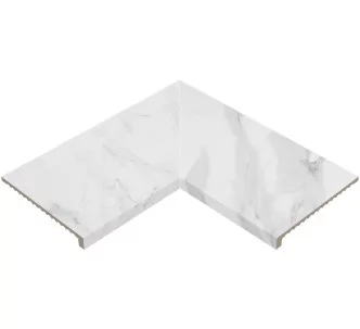 Rosa Gres Mythos Antique E62 edge corner compact porcelain stoneware tile for pool, 62,6 x 62,6 x 3,8 cm, anti-slip