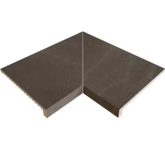 Rosa Gres Tresor Java E62 edge corner compact porcelain stoneware tile for pool, 62,6 x 62,6 x 3,8 cm, anti-slip